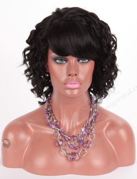 In Stock Normal Synthetic Wig Short Curly BOBBY-1#