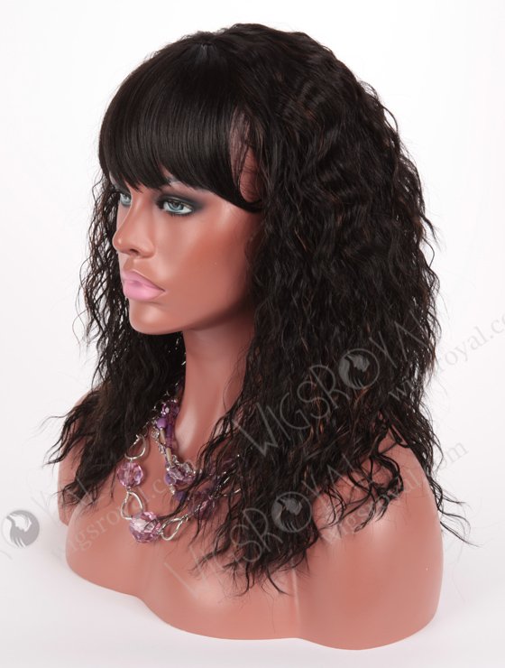 In Stock Normal Synthetic Wig Medium Wavy JODY-1BF30#-15602
