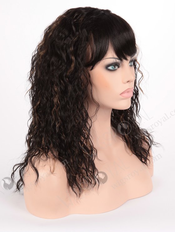 In Stock Normal Synthetic Wig Medium Wavy JODY-1BF27#-15597