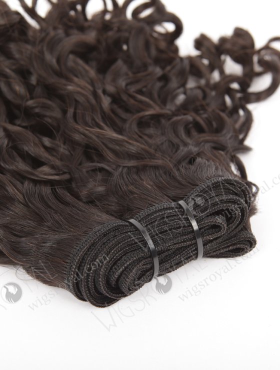 Top Quality 10'' Peruvian Virgin Bouncy Curl(Looser tip) Natural Color Hair Wefts WR-MW-148-15822