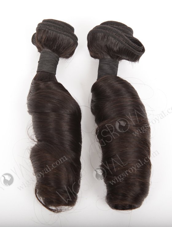 Top Quality 14'' Peruvian Virgin Loose Spiral Curl Natural Color Hair Wefts WR-MW-149-15816