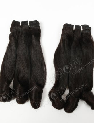 New Fashion Malaysian Virgin Straight With Spiral Curl Tip Human Hair Wefts WR-MW-120