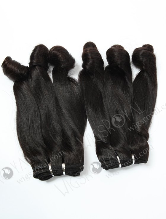 New Fashion Malaysian Virgin Straight With Spiral Curl Tip Human Hair Wefts WR-MW-120-15976