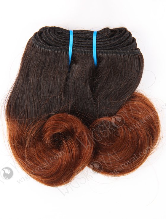 Hot Selling Double Draw 6'' Peruvian Virgin Wave With Curl Tip Color As Pic Hair Wefts WR-MW-143-15846