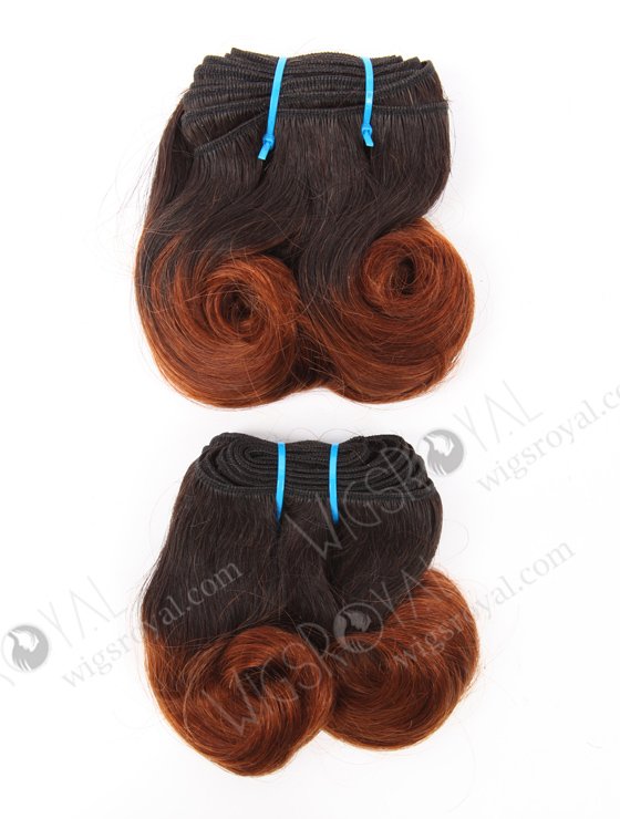 Hot Selling Double Draw 6'' Peruvian Virgin Wave With Curl Tip Color As Pic Hair Wefts WR-MW-143-15844