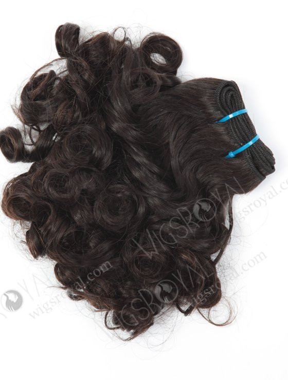 Grade 7A 12'' Peruvian Virgin Natural Color Human Hair Wefts WR-MW-125-15942