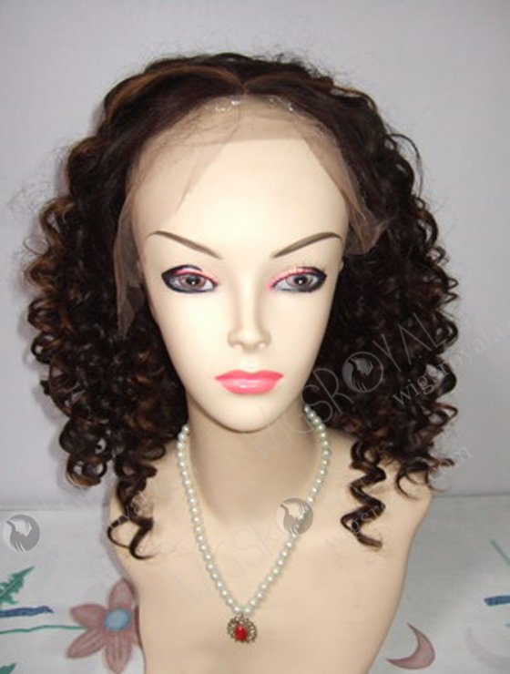 In Stock Synthetic Hair Lace Front Wig 22" Curl As Picture Color 4/27# SP-017-2