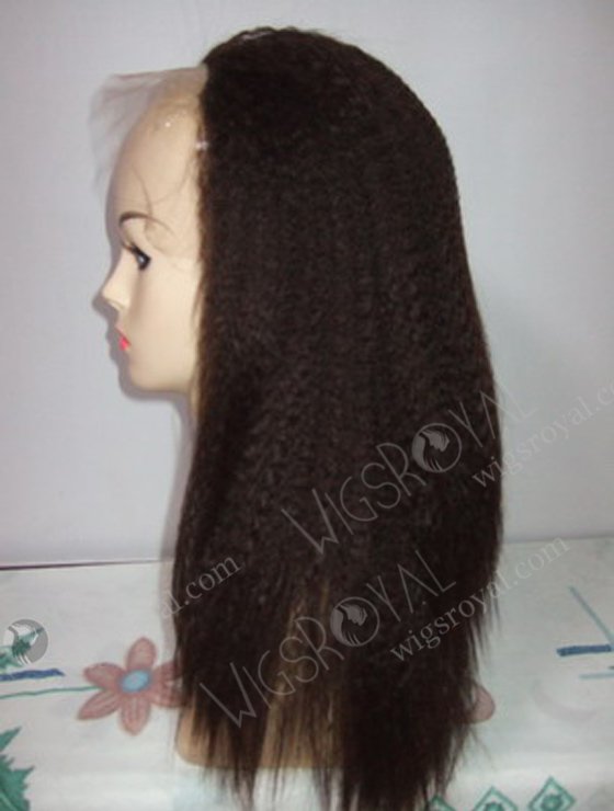 In Stock Synthetic Hair Lace Front Wig 18" Kinky Straight Color 4# SP-014-2-16532
