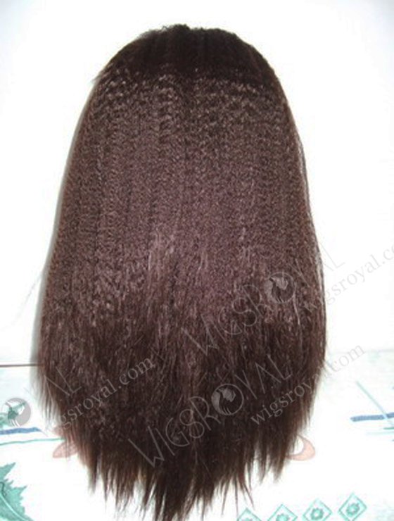 In Stock Synthetic Hair Lace Front Wig 18" Kinky Straight Color 4# SP-014-2-16533