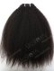 Natural Black Kinky Straight Human Hair Extension WR-MW-030