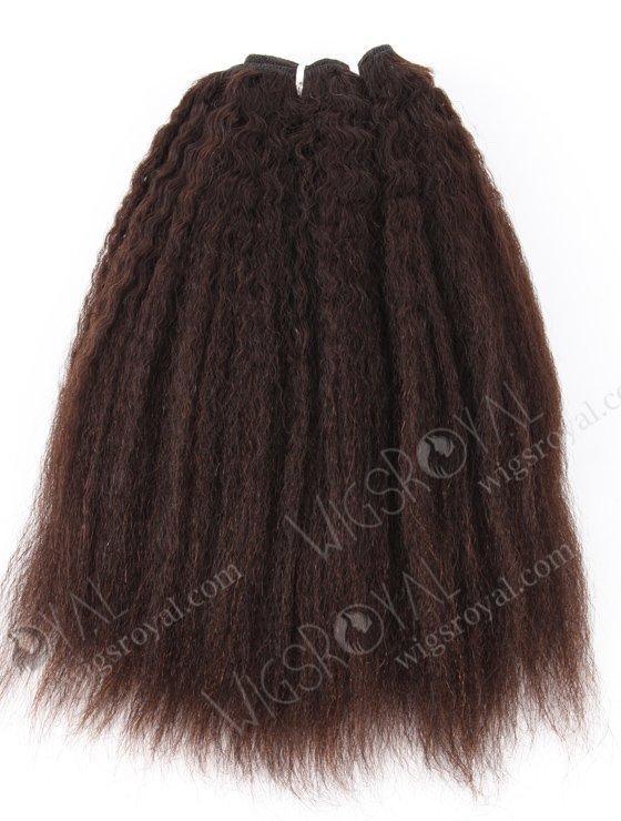 In Stock Indian Virgin Hair 12" Kinky Straight Natural Color Machine Weft SM-223-16191