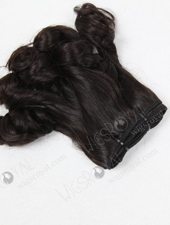 Double Draw 10" Tip Curl Natural Color Brazilian Virgin Funmi Hair WR-MW-092-16126