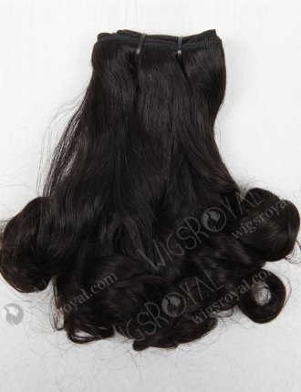 Double Draw 12" Tip Curl Brazilian Human Hair Weave Sale WR-MW-094