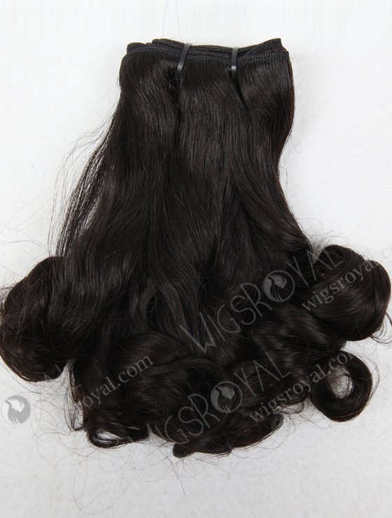 Double Draw 12" Tip Curl Brazilian Human Hair Weave Sale WR-MW-094-16115