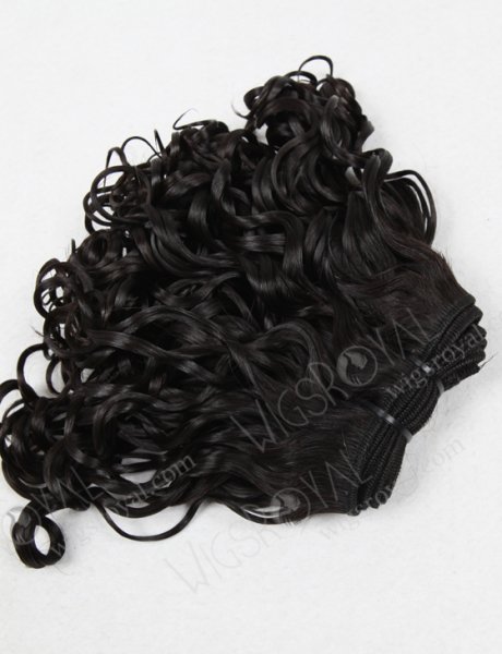Short Hair Brazilian Curly Hair Weave WR-MW-095