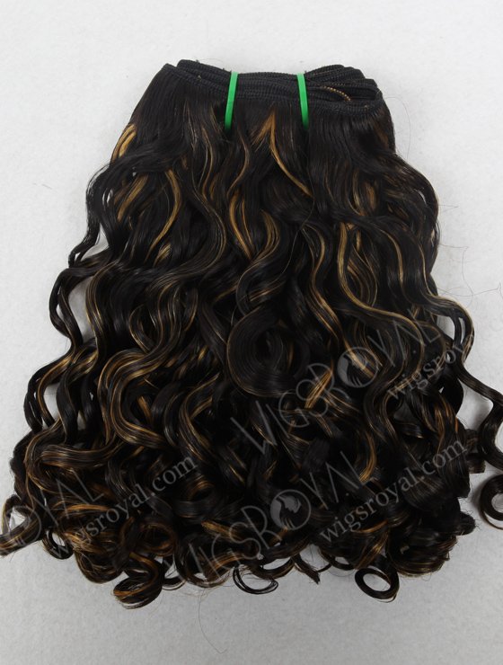 Bouncy Curl(tighter tip) Highlights Color Brazilian Hair Bundles WR-MW-086-16157