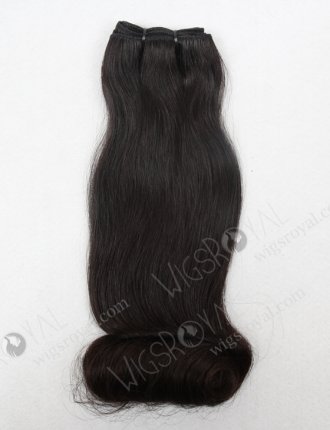 Double Draw Straight with Roll Curl Peruvian Virgin Hair Machine Weft WR-MW-089