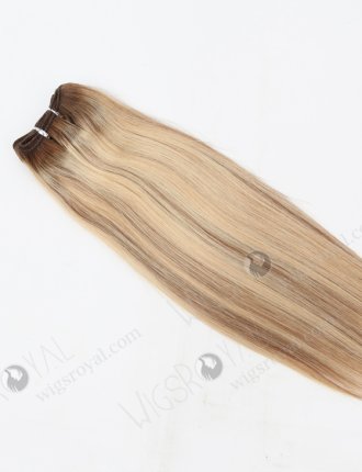 In Stock Malaysian Virgin Hair 14" Straight T9/60# with 9# highlights Color Machine Weft SM-358