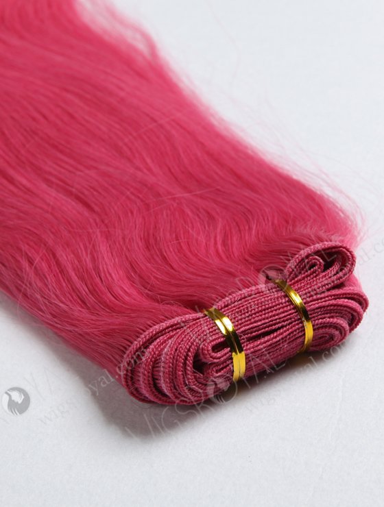 16" Brazilian Virgin Straight Pink Weave Hair WR-MW-056-16455