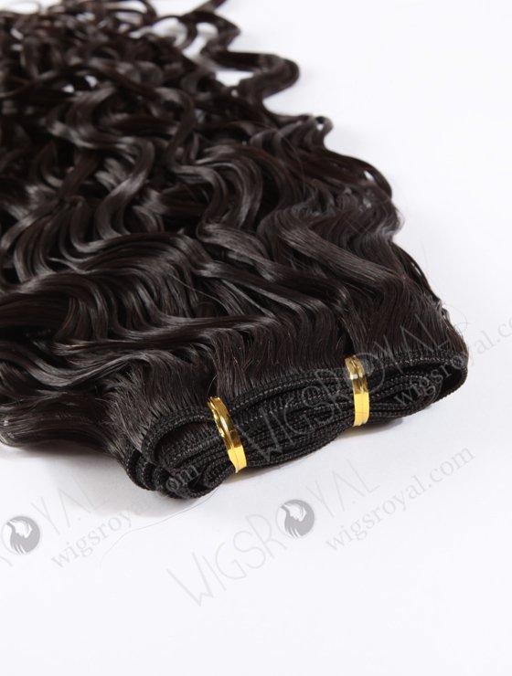 Very Wavy 25mm Natural Black Indian Virgin Hair Weave WR-MW-046-16536