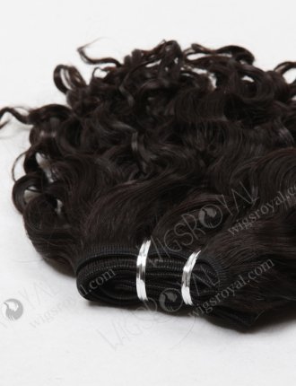 In Stock Brazilian Virgin Hair 10" Molado Curly Natural Color Machine Weft SM-437