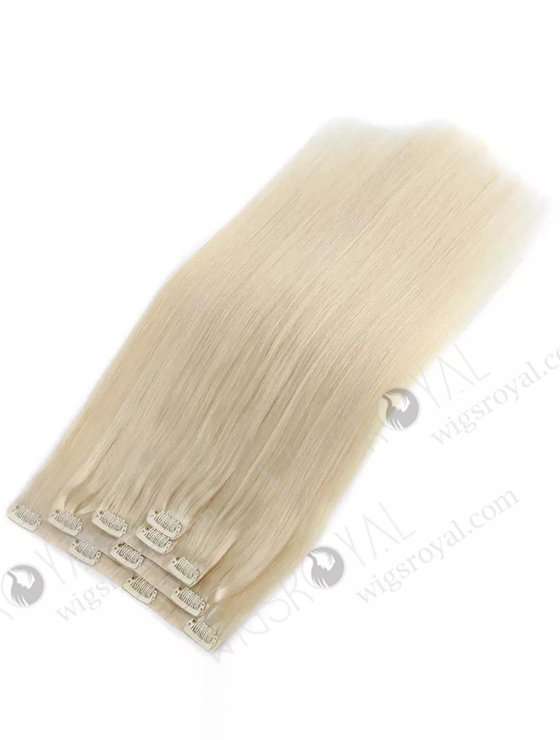 Luxury invisible human hair extensions seamless clip ins 100% human hair clip in hair extensions WR-CW-006-17267