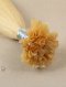 U tip keratin hair extensions European virgin hair 28'' silky straight #613 color hair wefts WR-PH-007