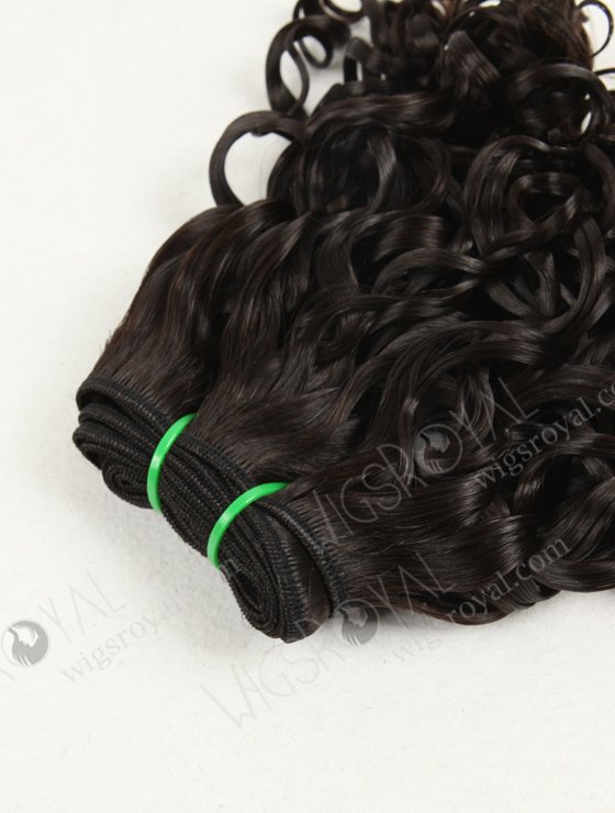 Brazilian Virgin Hair 10" Bouncy Curl(Tighter Tip) Natural Color Machine Weft WR-MW-002-16883