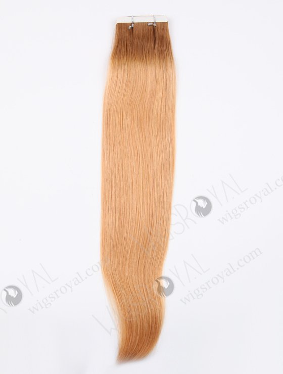 Top quality 18''Brazilian virgin T8/16# Color Straight Tape Hair Extension WR-TP-007-17327