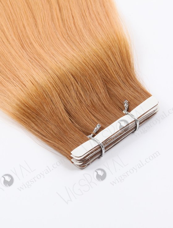 Top quality 18''Brazilian virgin T8/16# Color Straight Tape Hair Extension WR-TP-007-17328