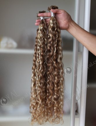 U tip keratin European virgin hair 22'' straight F 30#/27# color WR-PH-019