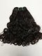 Double Draw 12'' Bouncy Curl Natural Color Peruvian Virgin Hair Extensions WR-MW-012