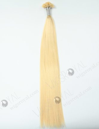 Flat tip keratin bond hair extensions European virgin hair 22'' straight #613 color WR-PH-009
