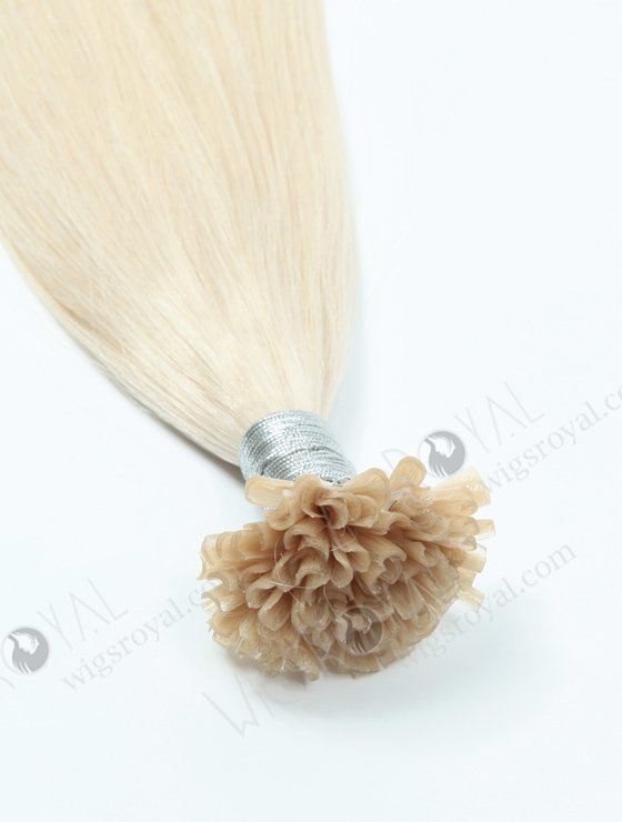 Hot sale Bond hair extensions European virgin hair 24'' straight #60 color WR-PH-011-16929