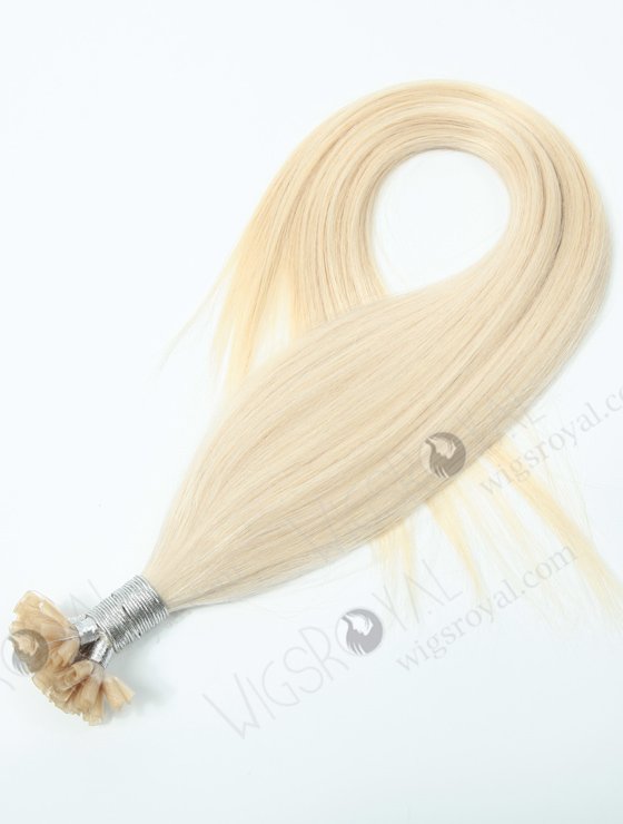 Hot sale Bond hair extensions European virgin hair 24'' straight #60 color WR-PH-011-16930