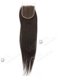 In Stock Indian Remy Hair 20" Straight Natural Color Top Closure STC-269