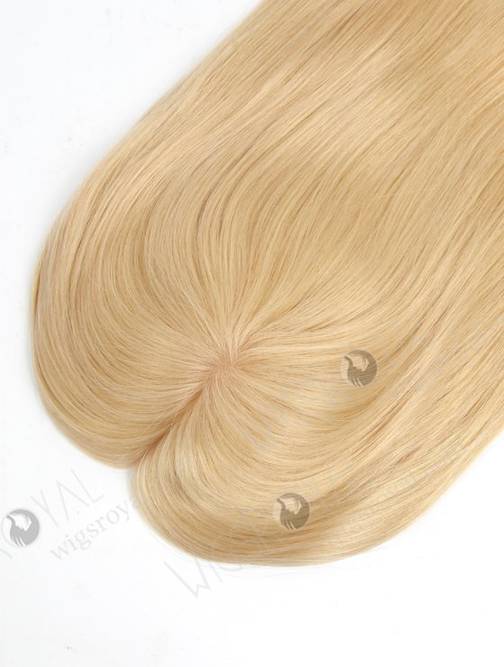 Best Real Human Hair Toppers for Women 16 Inch Blonde Color Full Volume Topper-073-17228