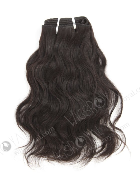 In Stock Indian Virgin Hair 10" Natural Wave Natural Color Machine Weft SM-046
