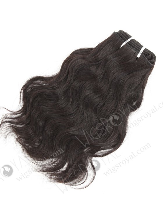In Stock Indian Virgin Hair 10" Natural Wave Natural Color Machine Weft SM-046-16825