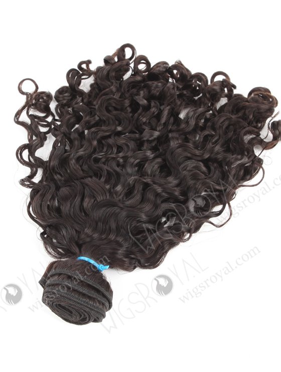 In Stock 7A Peruvian Virgin Hair 14" Double Drawn Looser Pissy Curl Color #2 Machine Weft SM-6148-16740