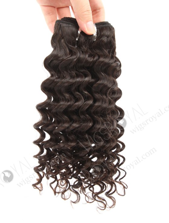 In Stock Brazilian Virgin Hair 14" Deep Wave Natural Color Machine Weft SM-4152-16777