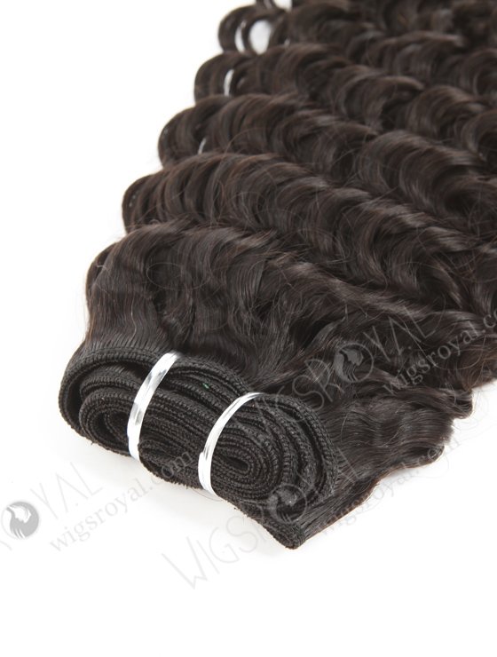 In Stock Brazilian Virgin Hair 16" Deep Wave Natural Color Machine Weft SM-4153-16768