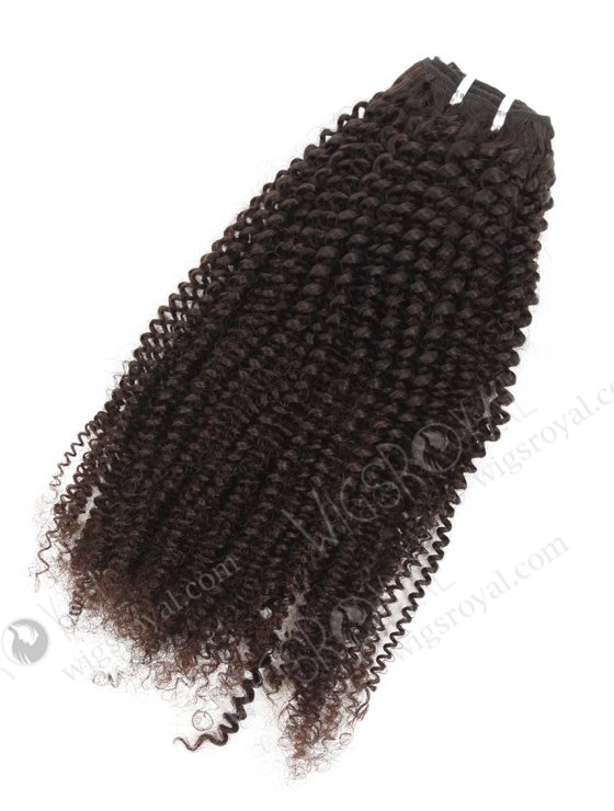 In Stock Brazilian Virgin Hair 22" Afro Curl 4mm Natural Color Machine Weft SM-4151-16788