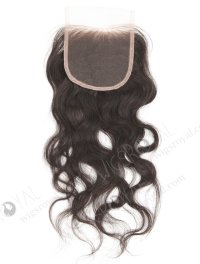 In Stock Indian Virgin Hair 12" Natural Wave Natural Color Top Closure STC-28