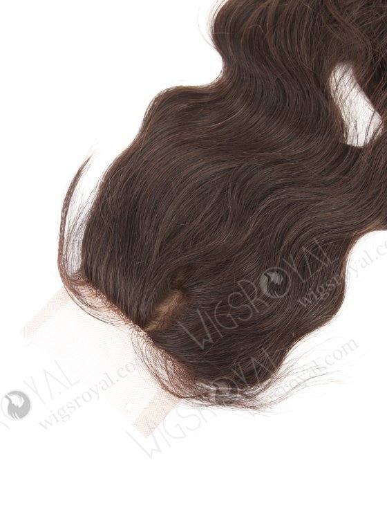 In Stock Malaysian Virgin Hair 14" Natural Straight Natural Color Silk Top Closure STC-74-16714