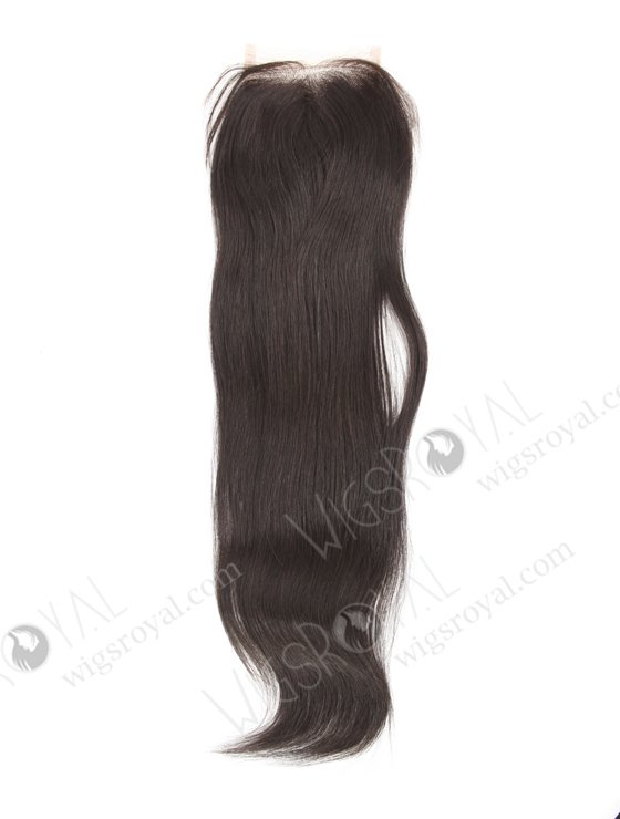 In Stock Indian Remy Hair 16" Straight #1B Color Top Closure STC-40-16699