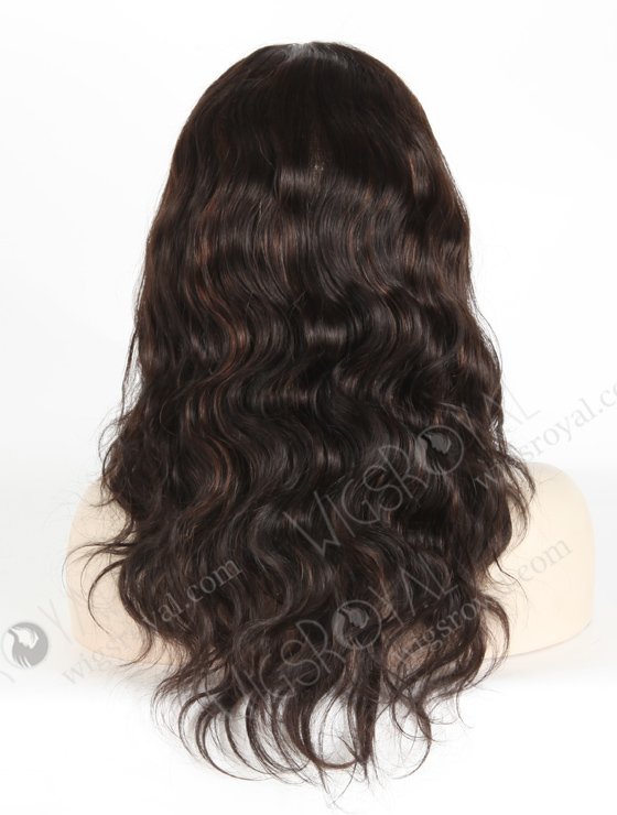 Lace Front Wigs With Highlights 16" Body Wave 1b/4# Highlighted Human Hair Wigs FLW-01293-17346