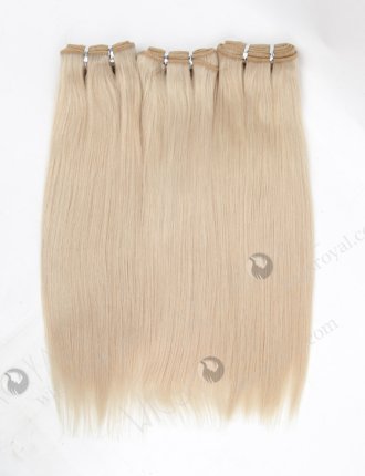 In Stock Malaysian Virgin Hair 14" Straight White Color Machine Weft SM-357