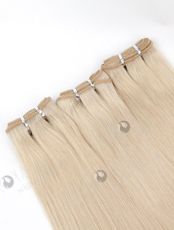 In Stock Malaysian Virgin Hair 14" Straight White Color Machine Weft SM-357-17109