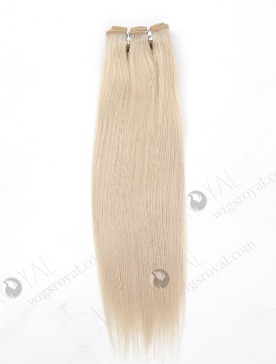 In Stock Malaysian Virgin Hair 14" Straight White Color Machine Weft SM-357